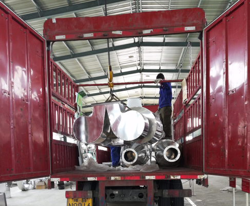 淮安日產10噸小麥淀粉烘干設備發(fā)貨現(xiàn)場